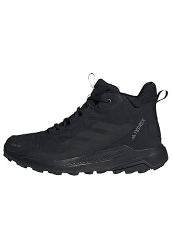 Image of adidas Men's Terrex Anylander Mid RAIN.RDY Hiking Shoes, Core Black/Core Black/Grey Four, 10 UK