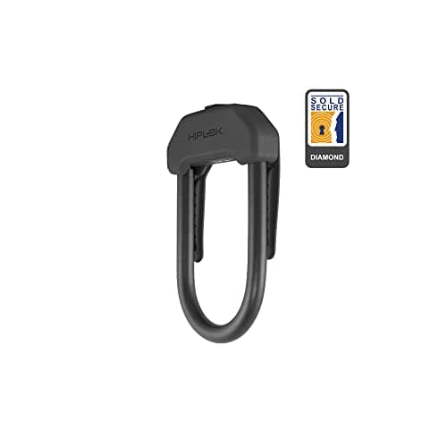 Image of Hiplok Unisex's DX D Bicycle Lock, Black, 14 mm x 15 x 85 cm