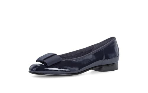 Image of Gabor Women's Assist-Patent Ballet Shoes, Blue, 4.5 UK/37.5 EU