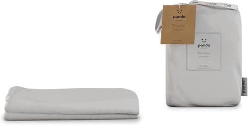 Image of Panda® 100% Bamboo Organic Pillow Cases - 2 Pack Pure White 75 cm x 50 cm | Soft & Breathable | Hypoallergenic & Antibacterial | Natural Choice for Skin & Hair | Temperature Regulating | Quality Sleep