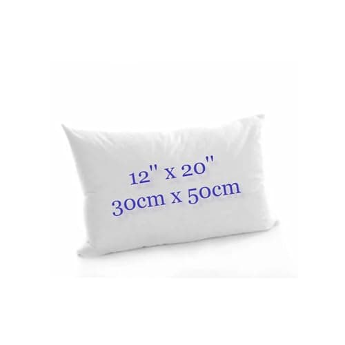 Image of Rectangular Oblong Hollowfibre Cushion Pads Inner Inserts - Bounce Back Cushions (12x20)