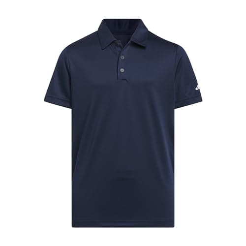 Image of adidas Boy's Performance Short Sleeve Polo Shirt Kids, Collegiate Navy, 7-8 Years