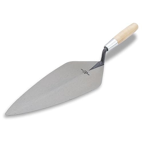 Image of Marshalltown 3313 13-inch Brick Trowel London Pattern - Wooden Handle