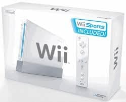 Image of Wii Console including Wii Sports Game