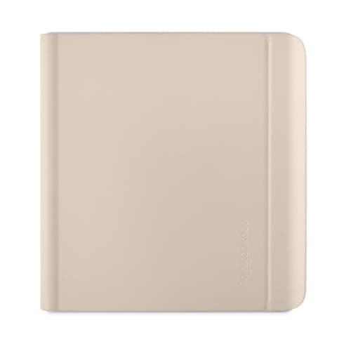 Image of Kobo Libra Colour SleepCover Case | Sand Beige Notebook | Sleep/Wake Technology | Built-In 2-Way Stand | Vegan Leather | Compatible with 7” Kobo Libra Colour eReader
