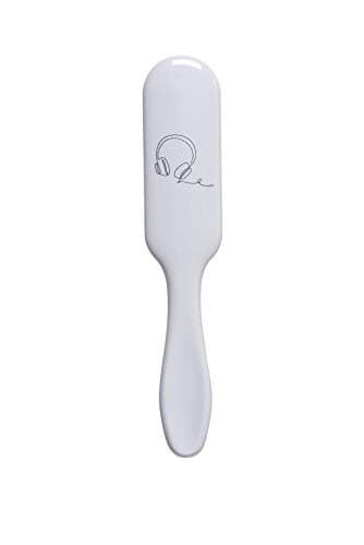 Image of Denman D90 "Headphones" Tangle Tamer Brush, White