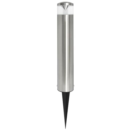 Image of Long Life Lamp Company Outdoor Garden LED Bollard Post Ground Spike Light Warm White GU10 Stainless Steel IP54 ZLCA-02