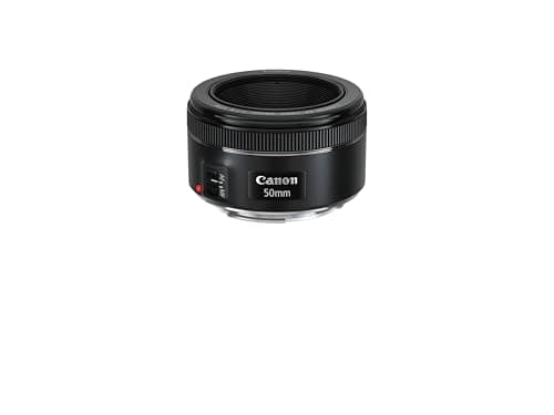 Image of Canon EF 50 mm 1.8 STM Lens - Compact and Lightweight Lens for Canon DSLR Cameras, Fast Aperture, Smooth Focusing - Ideal for Portraits and Creative Photography