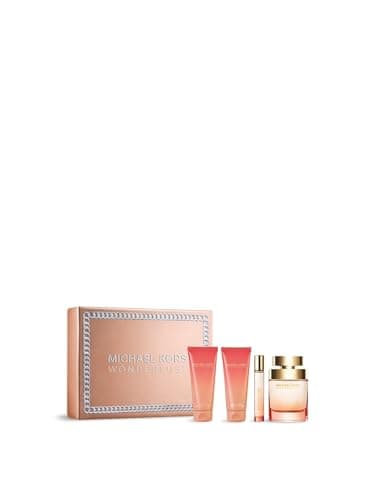 Image of Michael Kors Wonderlust Eau de Parfum 100 ml Gift Set with 100ml Body Lotion, 100ml Shower Gel and 10ml Travel Spray)
