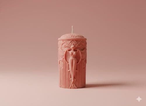 Image of The Aphrodite Candle |20+ Scents | 7+ Colours | Decorative Candles | Perfecr for Gifts| Hand Made Candles | Christmas Candle | Gift Box | Figural Candles | Carved Candle | New Year | for him