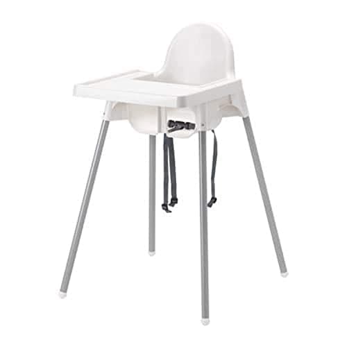 Image of IKEA Highchair ANTILOP, White, 15 kg Max Load, Portable, Foldable, for Kid, Aged 6 months to 3 years