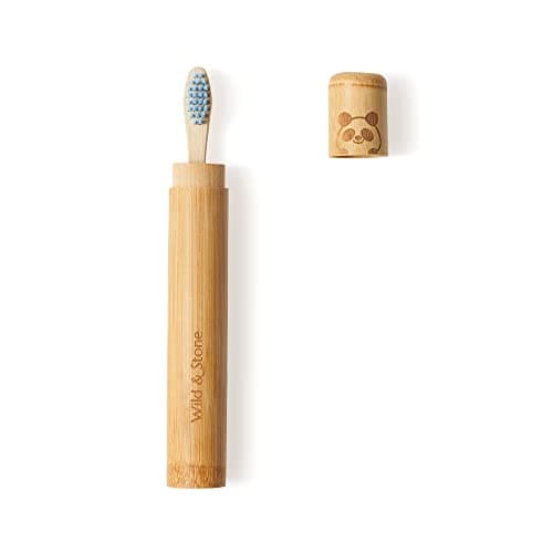 Image of Wild & Stone | Natural Bamboo Toothbrush Travel Case | Sustainable Toothbrush Case | Bamboo Toothbrush Cover | Eco- (Child)