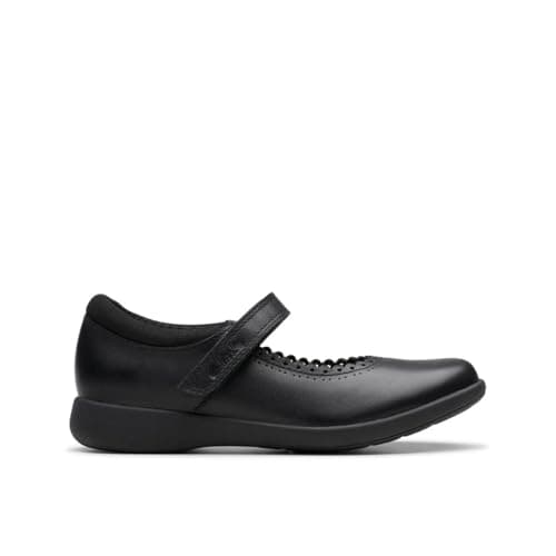 Image of Clarks Etch Pure K. Childrens Black Leather, 2.5