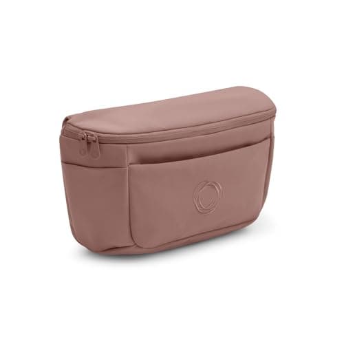 Image of Bugaboo Multi-Pocket Compact Pushchair Organiser with Easy Access Pockets, Must-Have Accessory for All Baby Essentials in Dusty Pink