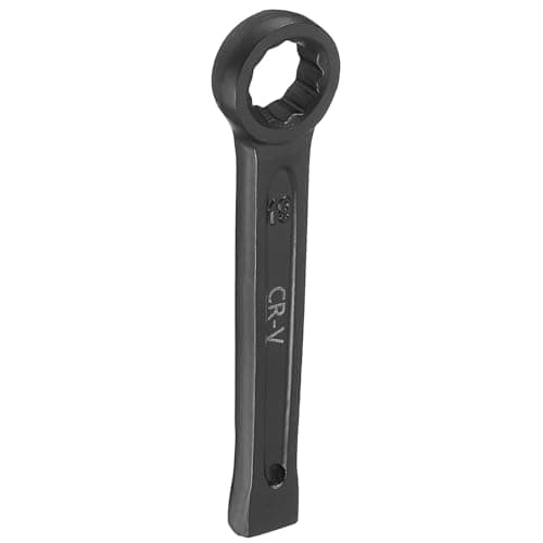Image of sourcing map Slogging Box End Striking Ring Wrench 19mm Metric CR-V Steel 12-Point Flat Strike Wrench Baking Paint Single Head Spanner Hand Tool for Mechanical Automotive Repair