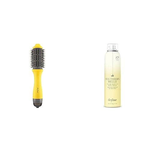 Image of Drybar Single Shot Blow-Dryer Brush - Style, Dry, Brush in one Step, Ionic Technology & Southern Belle Volume-Boosting Root Lifter - 218 g - Ultra-plumping Spray Foam