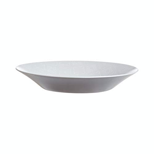 Image of Calicot Grey 18pc Opal Glass Dinner Set Dinnerware Tableware Modern (6 Soup Bowls)