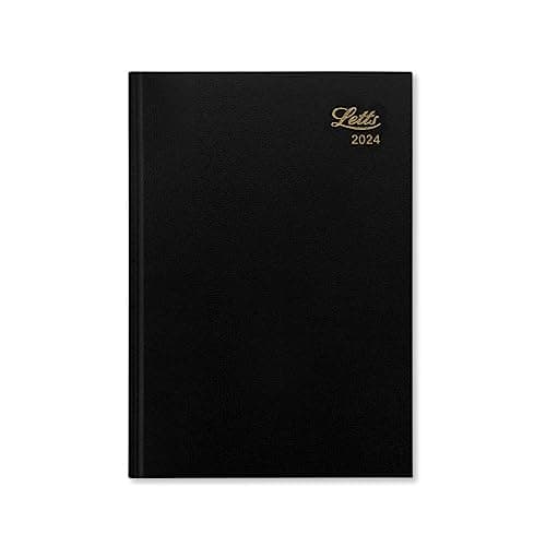 Image of Letts Standard A5 week to view 2024 diary - black