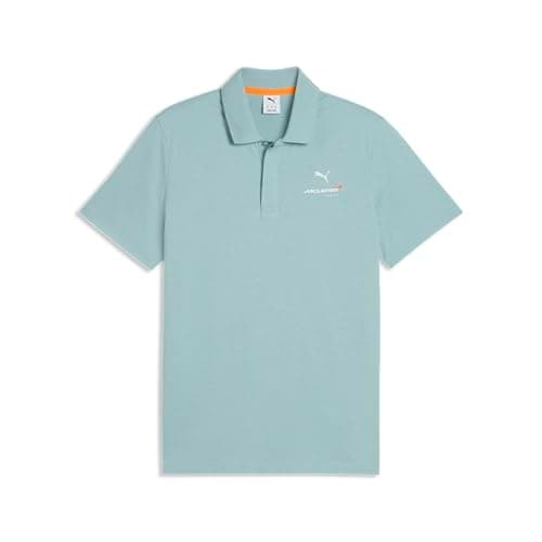 Image of PUMA McLaren F1 Men's Classic Polo - Sea Green - Size: M
