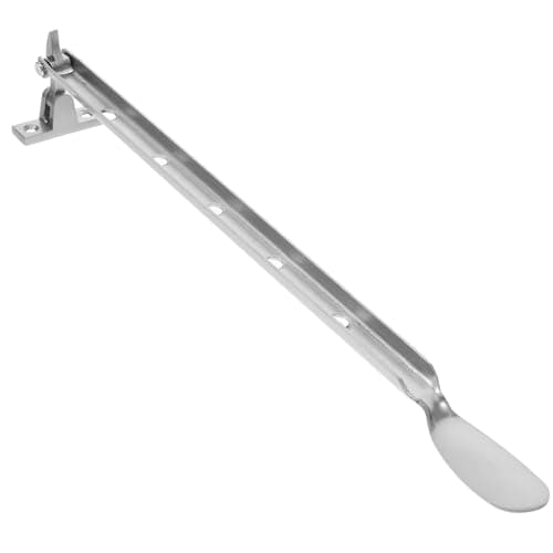 Image of BESTOMZ Heavy Duty 10 Inch Casement Window Lock with Zinc Alloy Reinforced Structure and Double Positioning for Enhanced Loadbearing Capacity, for Home and Office Use
