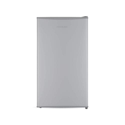 Image of Cookology UCIF93SL Freestanding under counter Fridge in Silver - 93 Litre Capacity - Adjustable Temperature Control & Legs - With Chiller Box