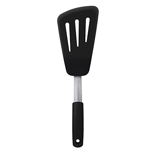 Image of OXO Good Grips Silicone Flexible Omelet Turner – Non-Stick Safe Spatula for Flipping Omelets & Fish – Thin, Flexible Edges – Heat-Resistant Silicone – Stainless Steel Core for Strength