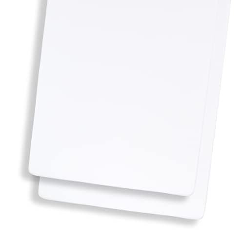 Image of Snuz Pack of 2 SnuzKot Junior Bed Fitted Sheets - Breathable Jersey Cotton Bed Sheets for SnuzKot Cot and Extended Junior Bed - White