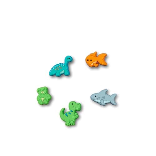 Image of Crocs Jibbitz Charms,Cartoon Animal 5 Pack