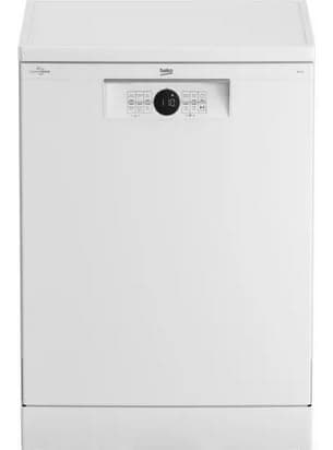 Image of Beko Pro HygieneIntense BDFN26430W Full-Size Dishwasher – 14 Place Settings, HygieneIntense, Quick Programs, White, Freestanding, A Rated Noise