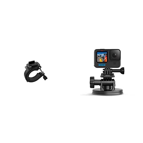 Image of GoPro Large Tube Mount for Camera (Official Accessory) & Suction Cup Mount (Official Accessory)