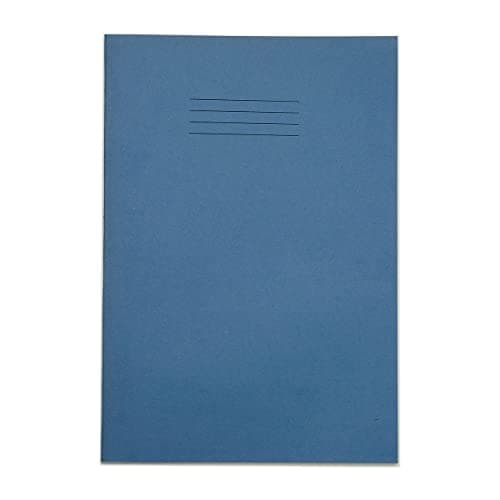 Image of RHINO Stationery Oversized Exercise Book | 13 X 9 | 40 Page | Top Blank & Bottom 12mm Lined | Light Blue | Learning Resources | School Books | Pack of 10