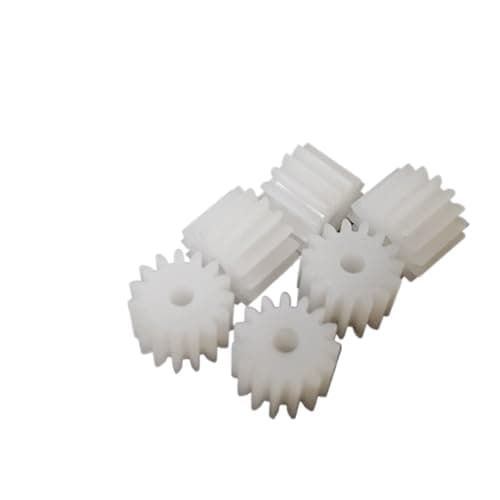 Image of Metaximious 20pcs 0.5 Module 8 Teeth Plastic Spur Gear 0.8mm 1mm 1.5mm 2mm Tight Fit Shaft Motor Pinion 0.5M 8T Straight Teeth Gear tools(1mm bore)
