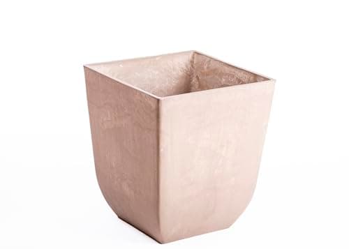 Image of Garden Gear Tuscany Marble & Stone Effect Planter – Mediterranean Style Indoor Outdoor Flower Pot, Durable Frost Weather UV Resistant, Extra Large & Large (Medium x1)