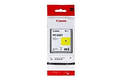 Image of Canon PFI 030 Yellow Ink Cartridge 55ml