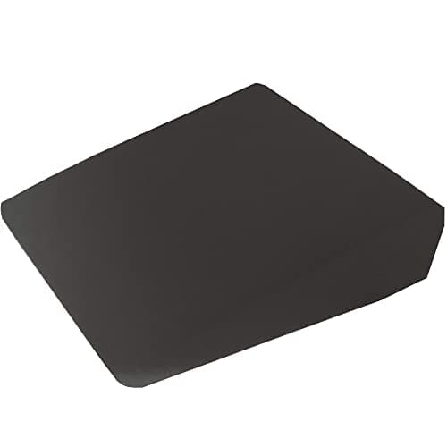 Image of Brillars 11 Degree Seat Wedge - Black High Density Foam Seat Cushion, Wedge Cushion for Cars and Office Chairs for Back Pain, Lumbar Support, Sciatica Relief, and Improved Posture, 37 x 37 x 9cm