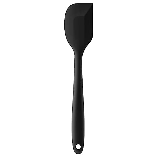 Image of Silicone Spatula, Spatulas for Cooking 450°F Heat Resistant Non-Stick Rubber Spatulas One Piece Seamless Design for Cooking, Baking and Mixing, Dishwasher Safe (Black)