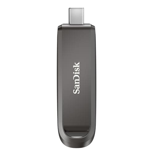 Image of SANDISK Extreme PRO USB Type-C Flash Drive 256GB (read speeds up to 1000MB/s, and write speeds up to 900MB/s, RescuePRO Deluxe data recovery software)