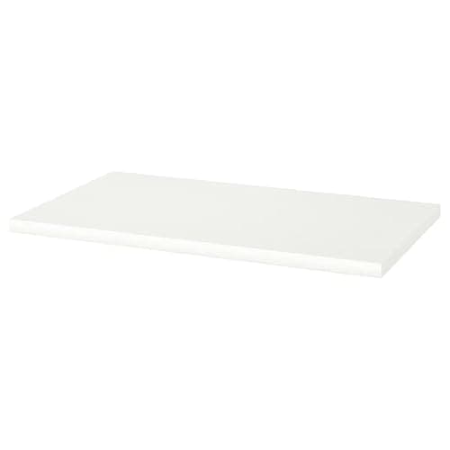 Image of ZRIZAURA LINNMON Rectangular Table Top - White - 100 × 60 cm - Scandinavian Minimalist Furniture Replacement Panel Work Surface