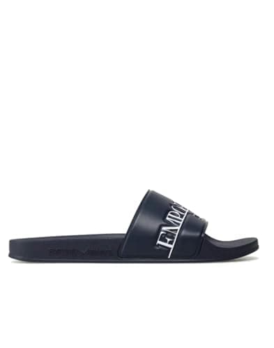 Image of Emporio Armani MenXVPS02 Logo Slider, Marine Blue (40), blue, 40