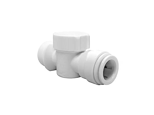 Image of JG Speedfit 15mm Washing Machine Tap 15APT 15mm x 3/4" Push Fit Appliance Isolation Valve for Washing Machines & Dishwashers (457333)
