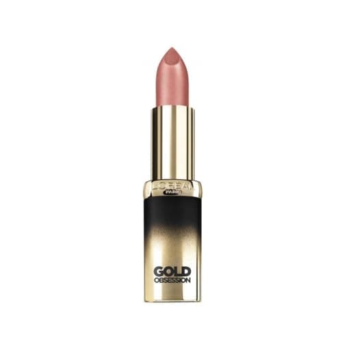 Image of L'Oréal Paris Color Riche Satin Smooth Lipstick, Moisturising Pure Pigment Lip Colour, With Omega 3 & Vitamin E, CP36 Nude Gold