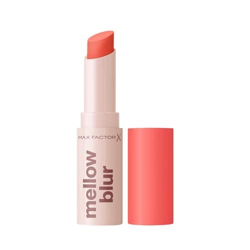 Image of Max Factor Mellow Blur Lipstick, 30 Peach Blush, Lipstick, Soft-Blurring, Instant Blur, Pillow-Soft Lips, Buildable, Soft-Matte Pigment, 3.5g