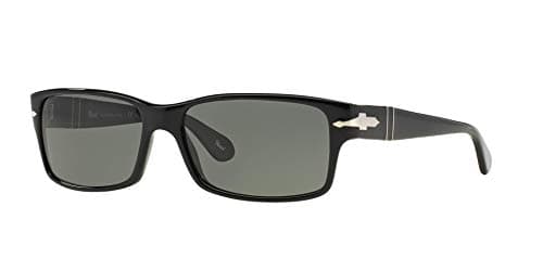 Image of Persol PO 2803 Black/Crystal Green Polarized 58/16/140 men Sunglasses