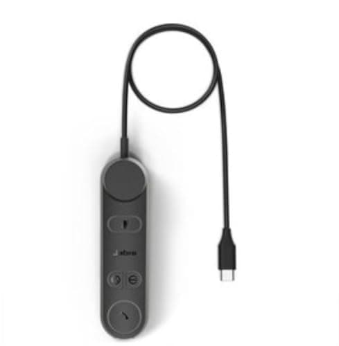 Image of Jabra Engage 50 II Link Call Control Unit with USB-C Cable for Jabra Engage 50 II Mono and Stereo USB-C Headset - MS Teams Certified, Works with All Other Platforms - Black