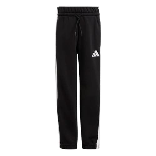 Image of adidas Unisex Kids Essentials 3 Stripes Pants, core Black/Cloud White, 7-8 Years
