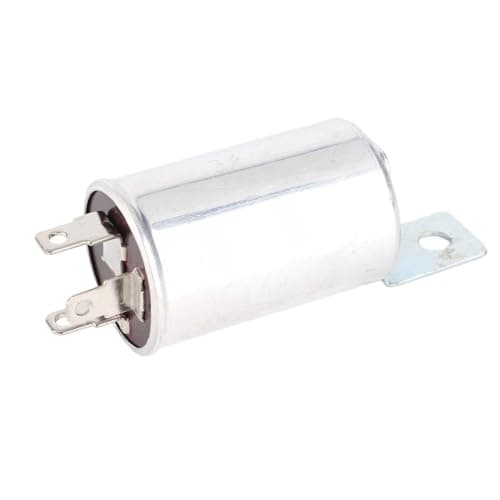 Image of Walmeck 12V Car Indicator Flasher Relay Unit, 3Pin Aluminum Alloy Direct Replacement, with Easy Plug and Play Installation, for and Various Classic Cars OEM 502096