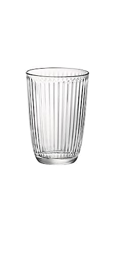 Image of BORMIOLI ROCCO Pack of 6 Longdrink Line Mugs 39 cl, Transparent, 39 cl
