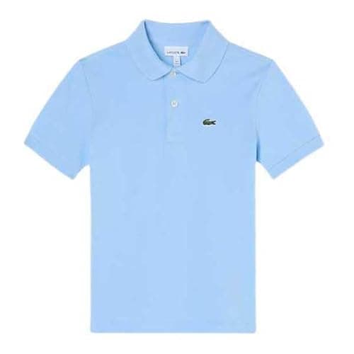Image of Lacoste Kids 947386 Short Sleeve Polo 12 Years Blue