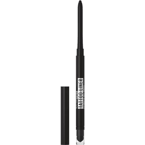 Image of Maybelline Tattoo Eye Liner Smokey Gel Pencil Eye Liner, Long Lasting, Blendable, 36Hour Smokey Look, Fade-Proof & Waterproof Formula, Shade: 01 Smokey Black