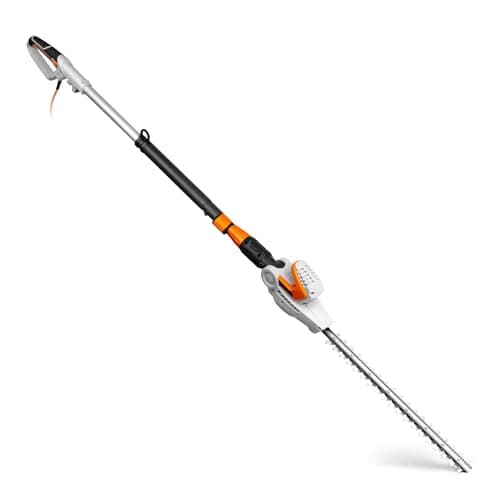 Image of VonHaus Pole Hedge Trimmer Corded – Long Reach Telescopic Extendable Cutter for Hedges, Bushes, Branches, Shrubs – 500W, 10m Cable, Shoulder Strap, 75° to -60° Adjustable Head, Blade Cover